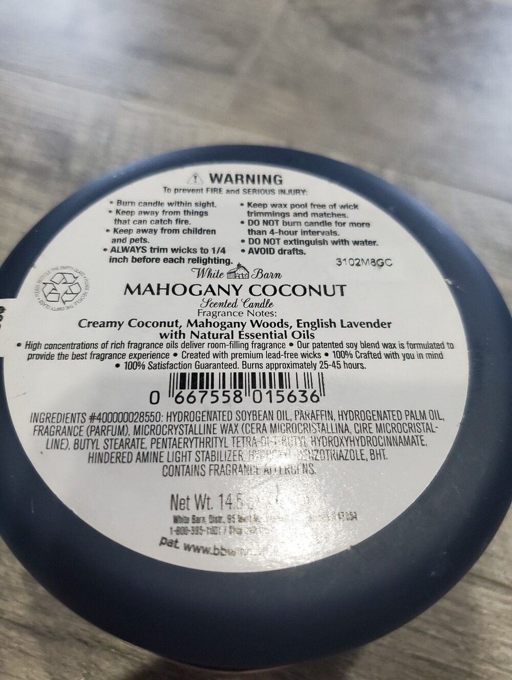 Bath And Body Works Mahogany Coconut - Picture 4 of 4